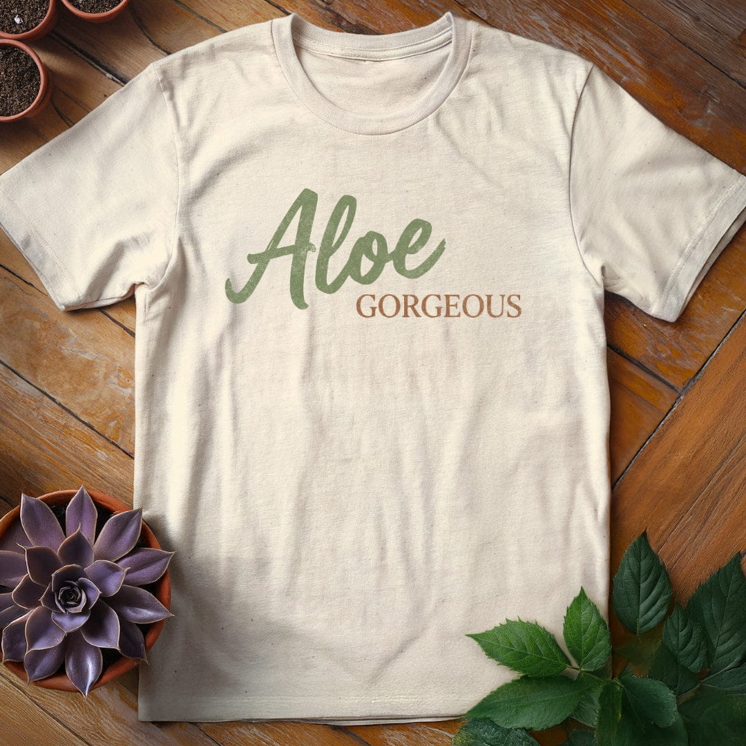 Aloe Gorgeous Tee T-Shirt Natural / S