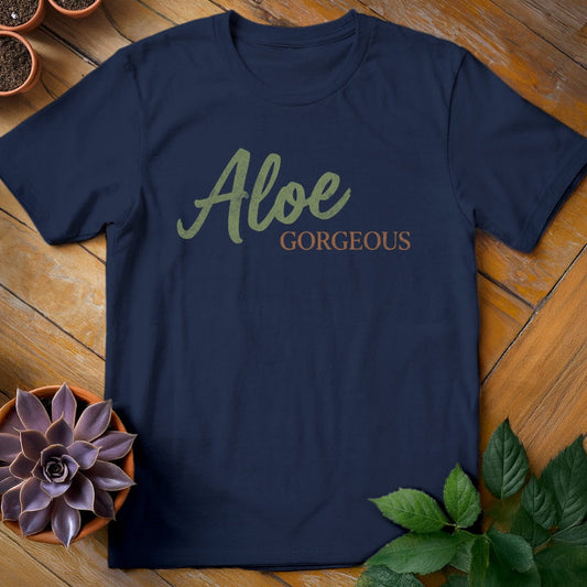 Aloe Gorgeous Tee T-Shirt Navy / S