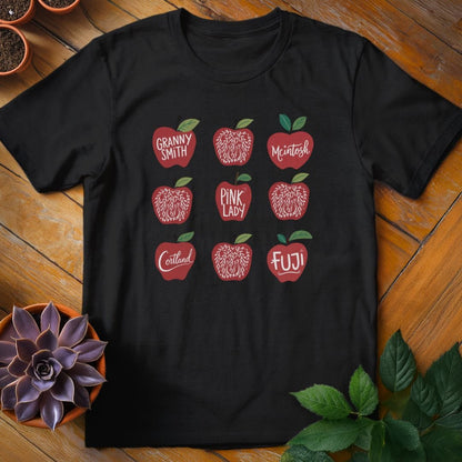 Apples Tee T-Shirt Black / S