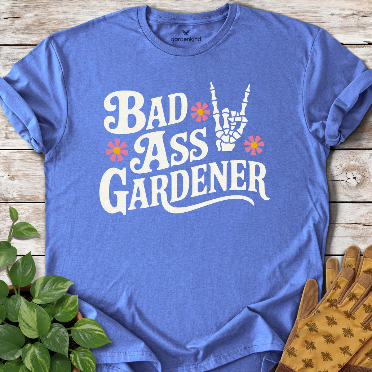 Bad Ass Gardener Tee, Iris