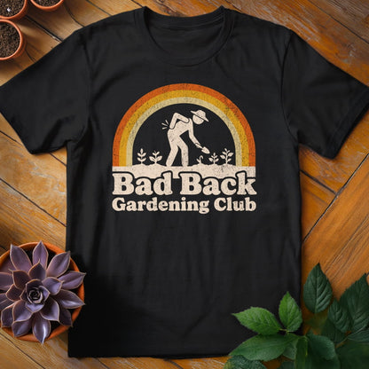 Bad Back Gardening Club Tee T-Shirt Black / S