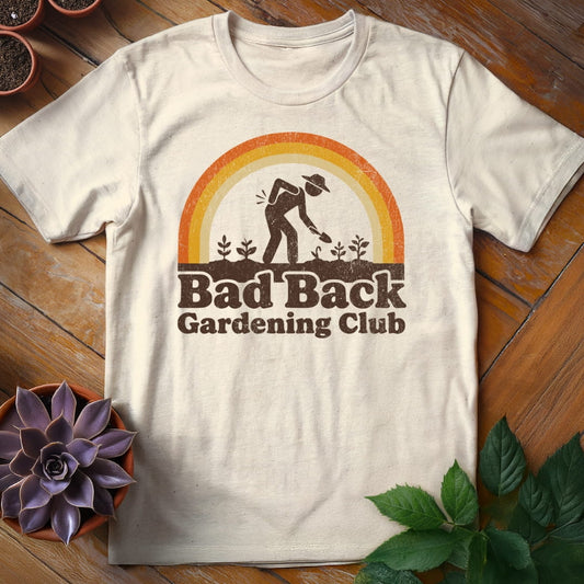 Bad Back Gardening Club Tee T-Shirt Natural / S