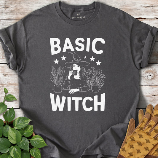 Basic Witch Tee, Charcoal