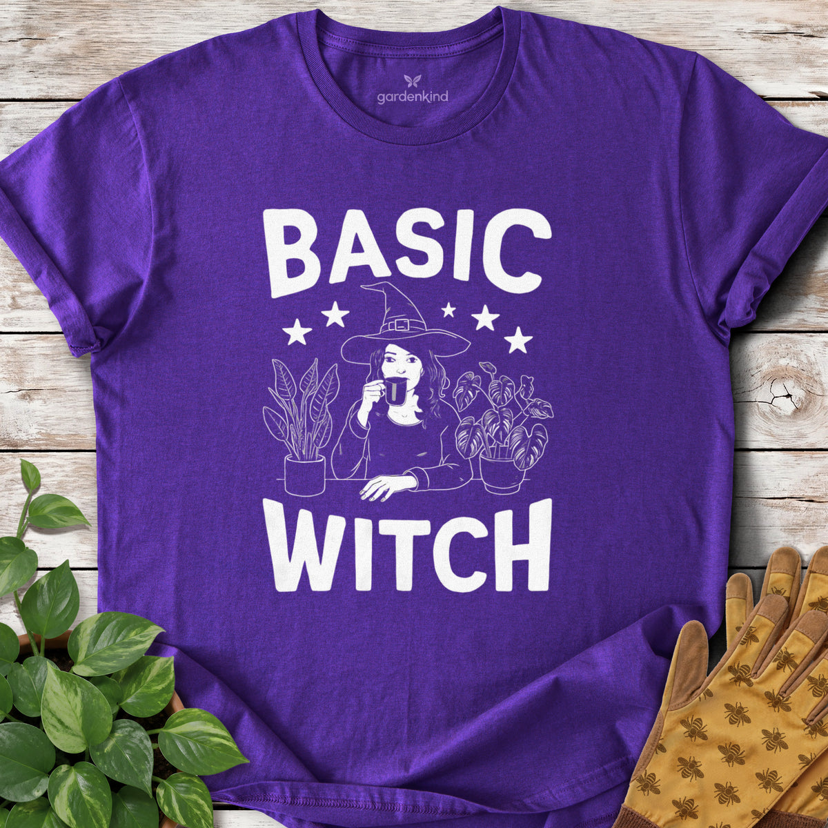 Basic Witch Tee, Purple