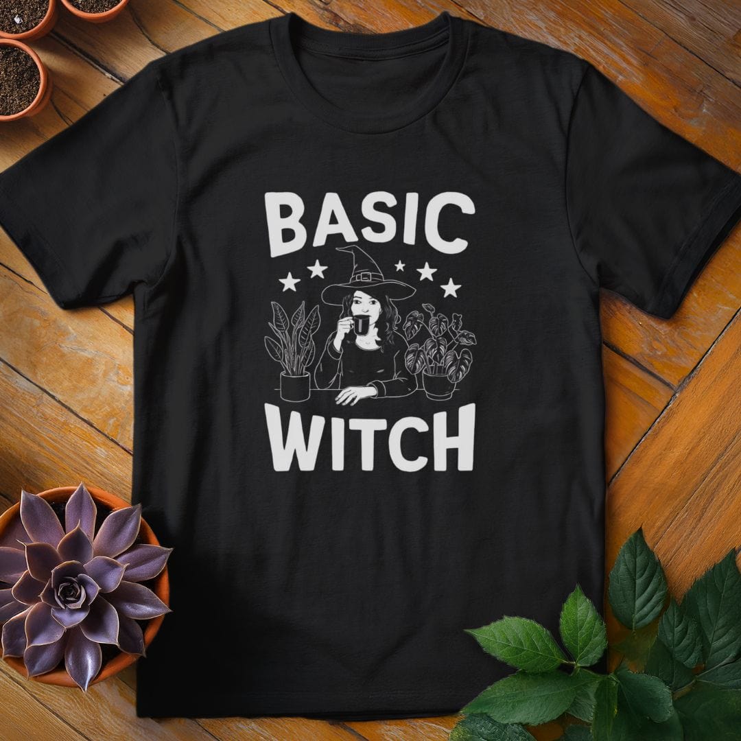 Basic Witch Tee T-Shirt Black / S