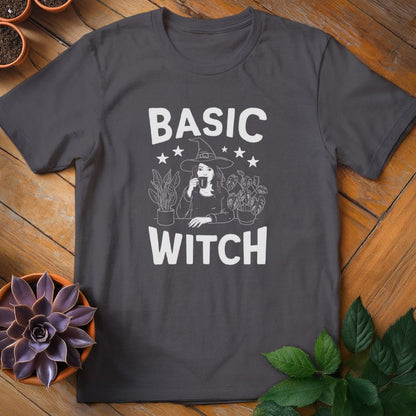 Basic Witch Tee T-Shirt Charcoal / S