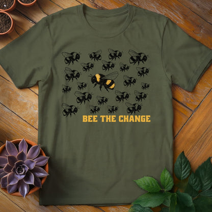 Bee the Change Tee T-Shirt Military Green / S