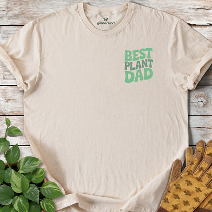 Best Plant Dad Tee, Natural