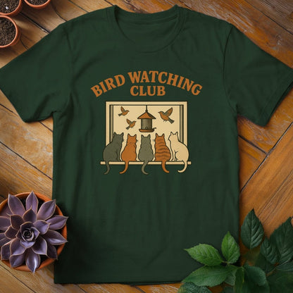 Bird Watching Club Tee T-Shirt Forest Green / S