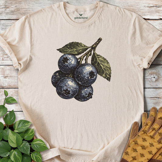 Blueberries Tee, Natural