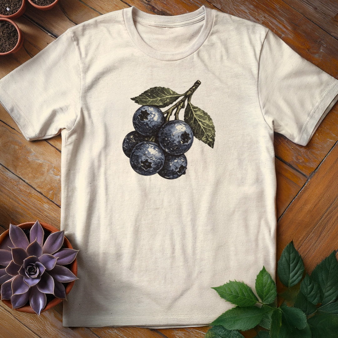 Blueberries Tee T-Shirt Natural / S