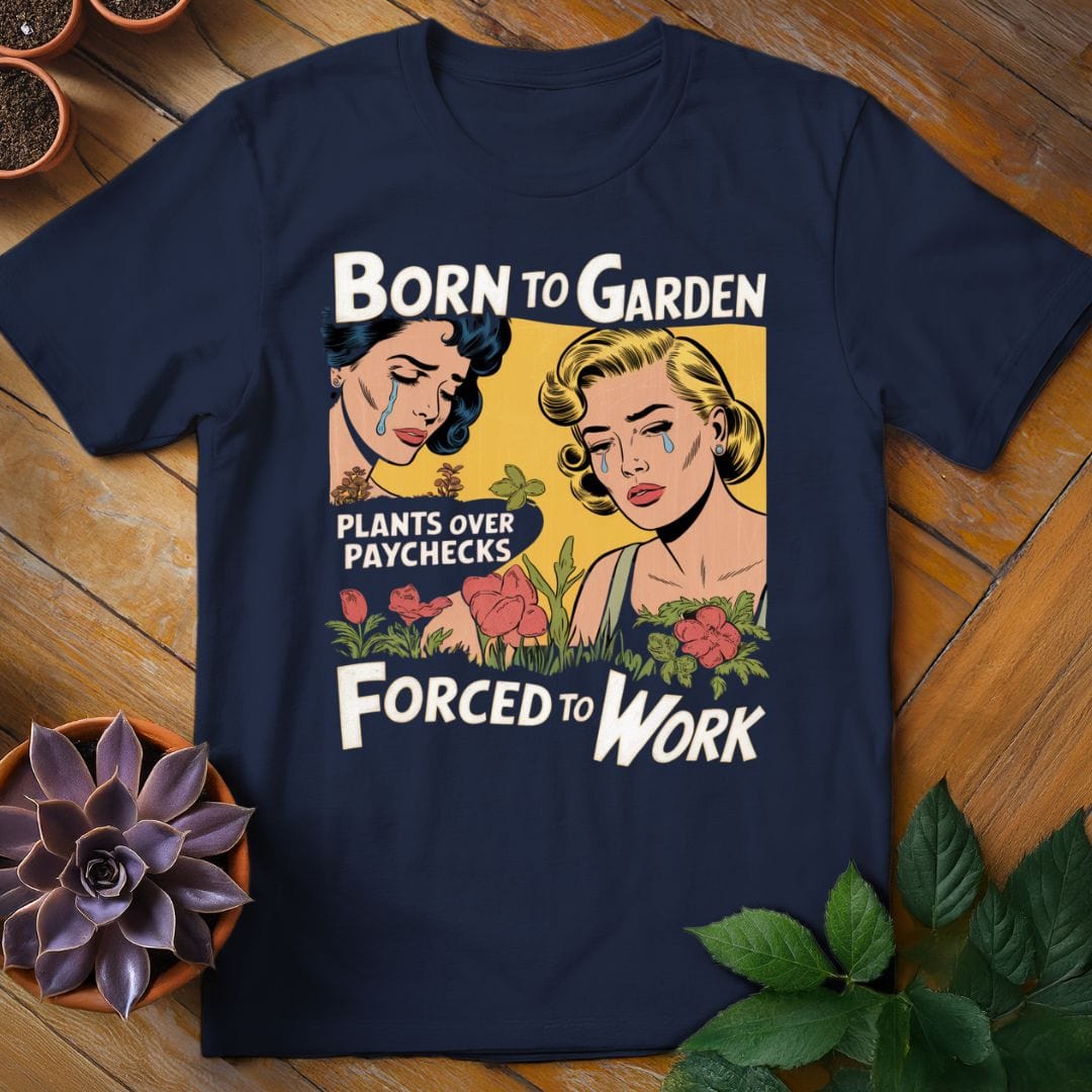 Born to Garden T-Shirt Navy / S
