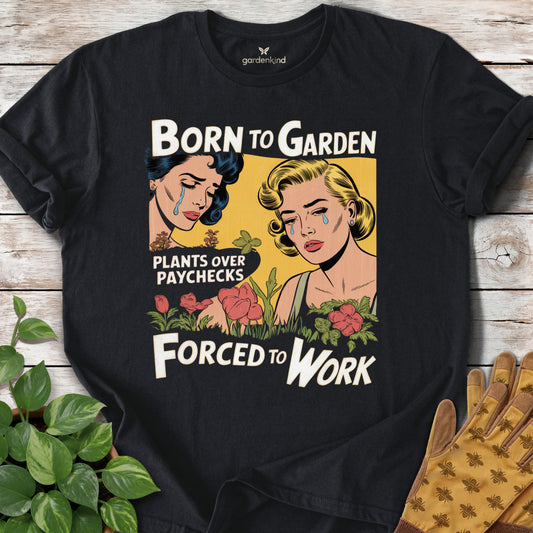 Born to Garden Tee, Black