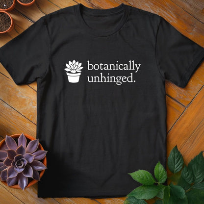 Botanically Unhinged Tee T-Shirt Black / S