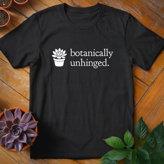 Botanically Unhinged Tee T-Shirt Black / S
