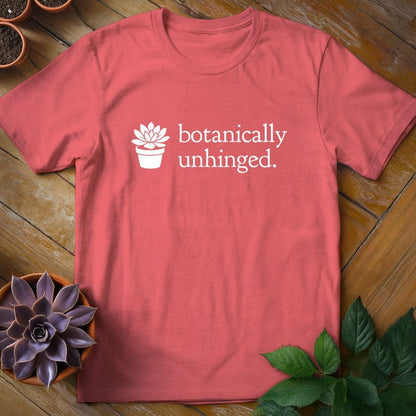 Botanically Unhinged Tee T-Shirt Coral Silk / S
