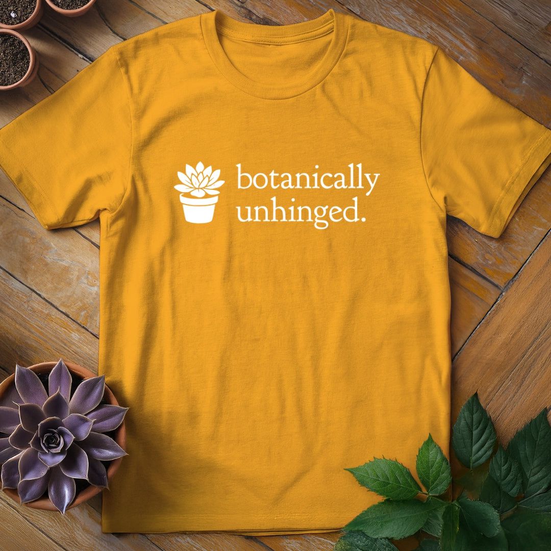 Botanically Unhinged Tee T-Shirt Gold / S