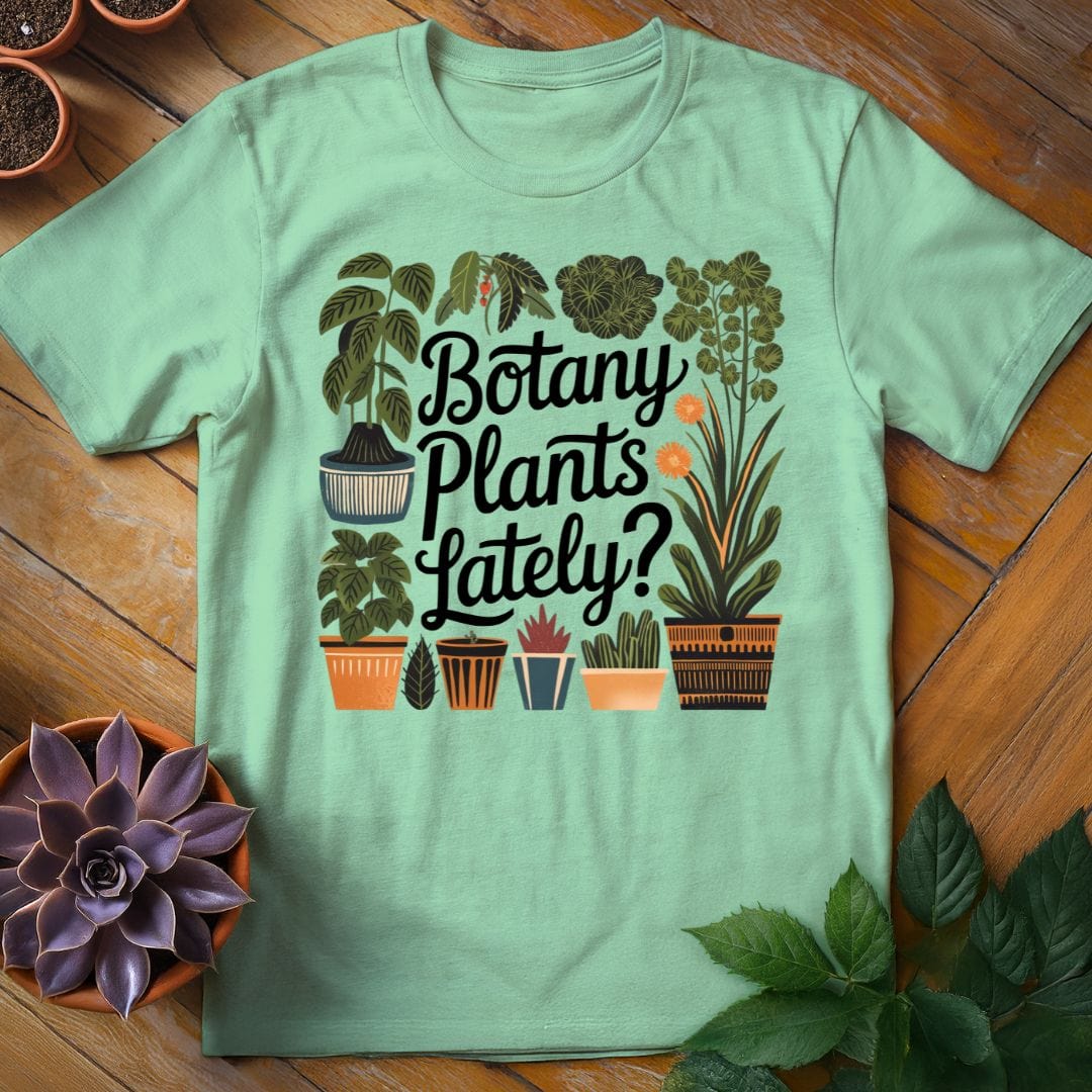 Botany Plants Lately Tee T-Shirt Mint Green / S