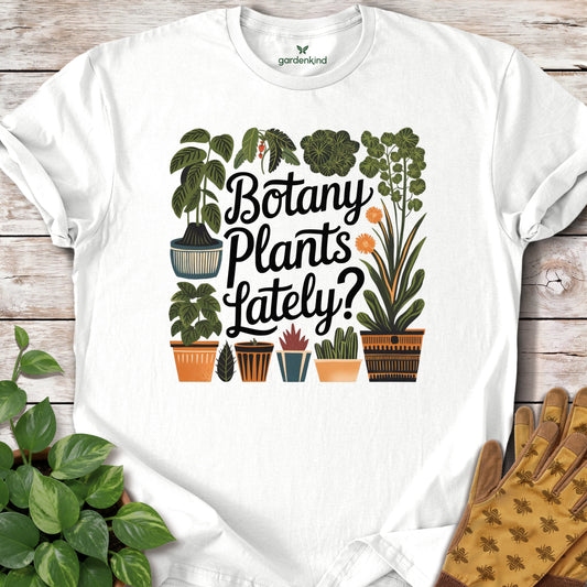 Botany Plants Lately Tee, White