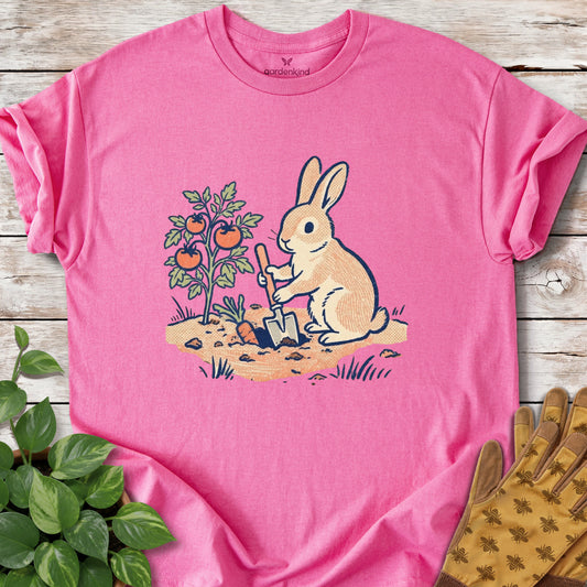 Bunny Gardener Tee, Azalea