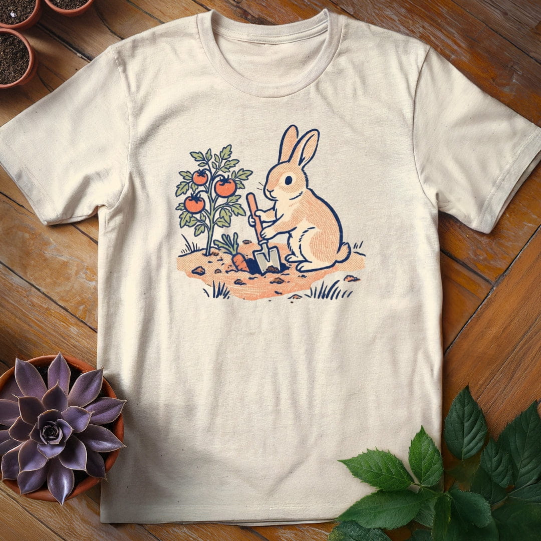 Bunny Gardener Tee T-Shirt Natural / S