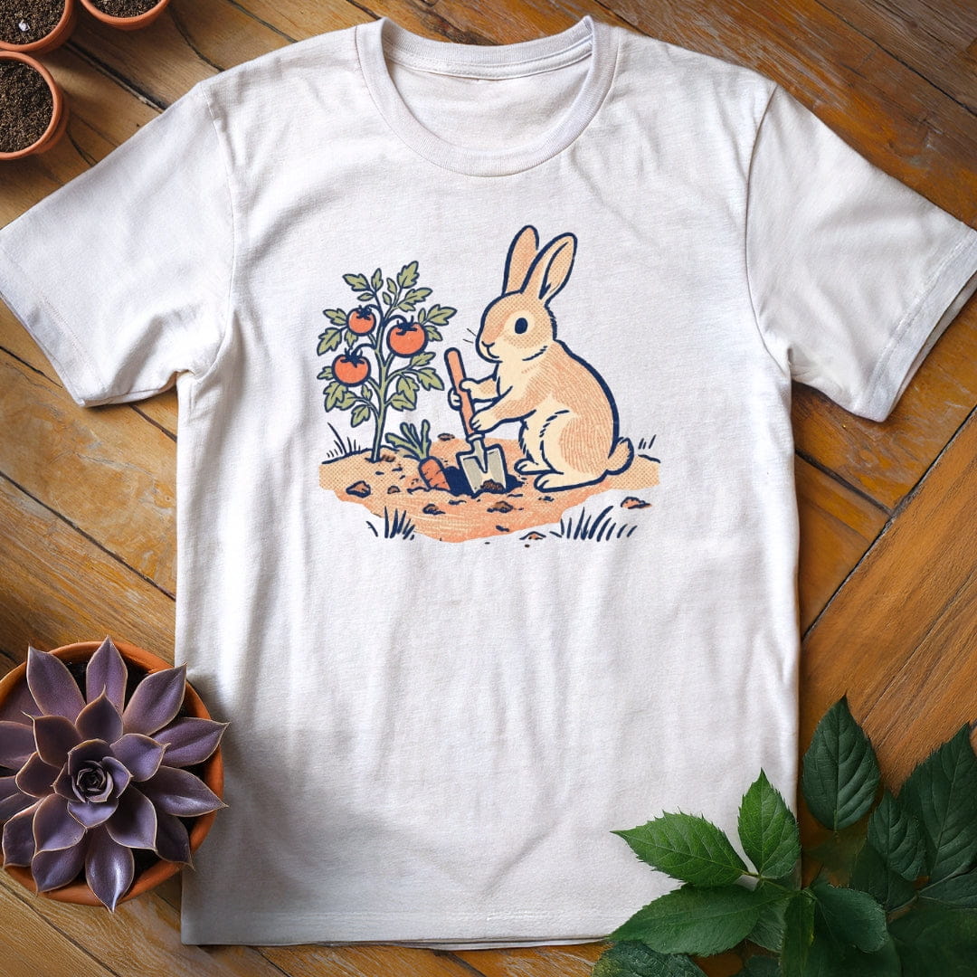 Bunny Gardener Tee T-Shirt White / S