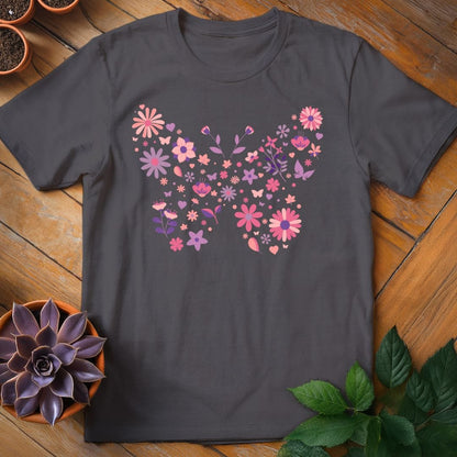 Butterfly Tee T-Shirt Charcoal / S