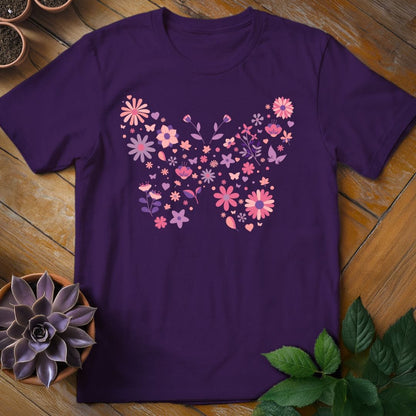 Butterfly Tee T-Shirt Purple / S