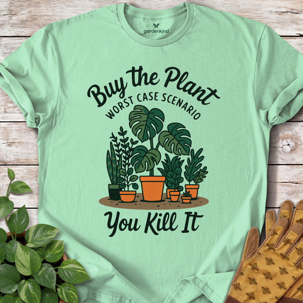 Buy the Plant Tee, Mint Green