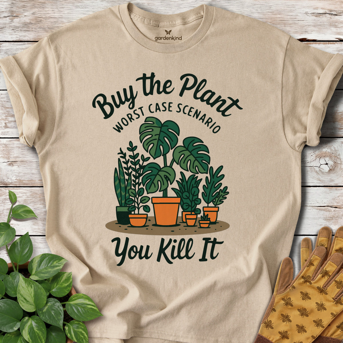 Buy the Plant Tee, Sand