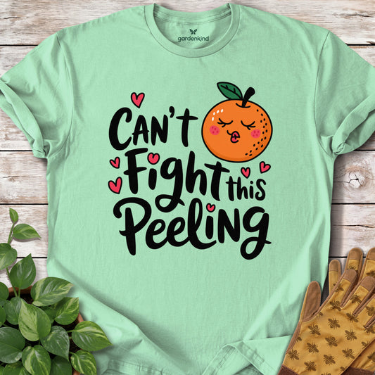 Can't Fight This Peeling Tee, Mint Green
