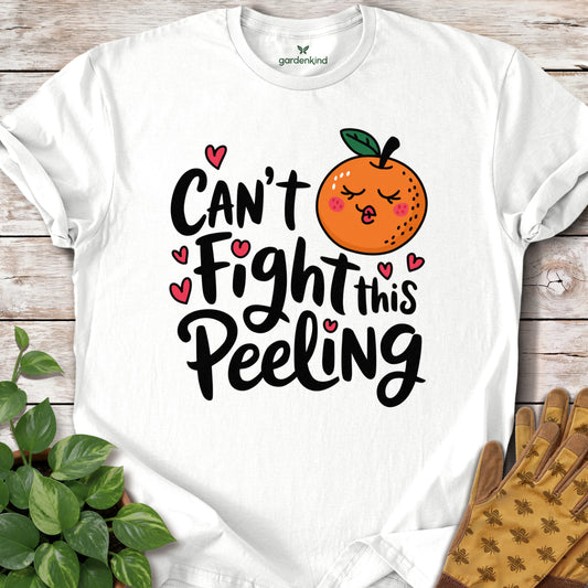 Can't Fight This Peeling Tee, White