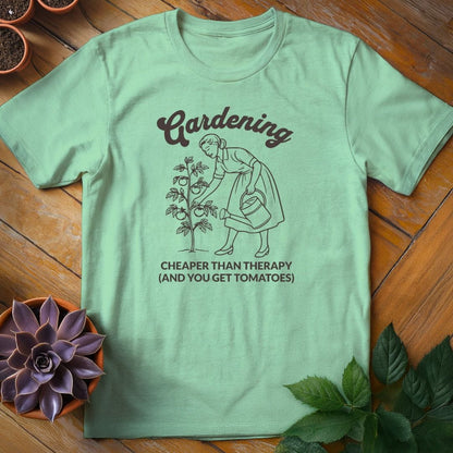 Cheaper Than Therapy Tee T-Shirt Mint Green / S