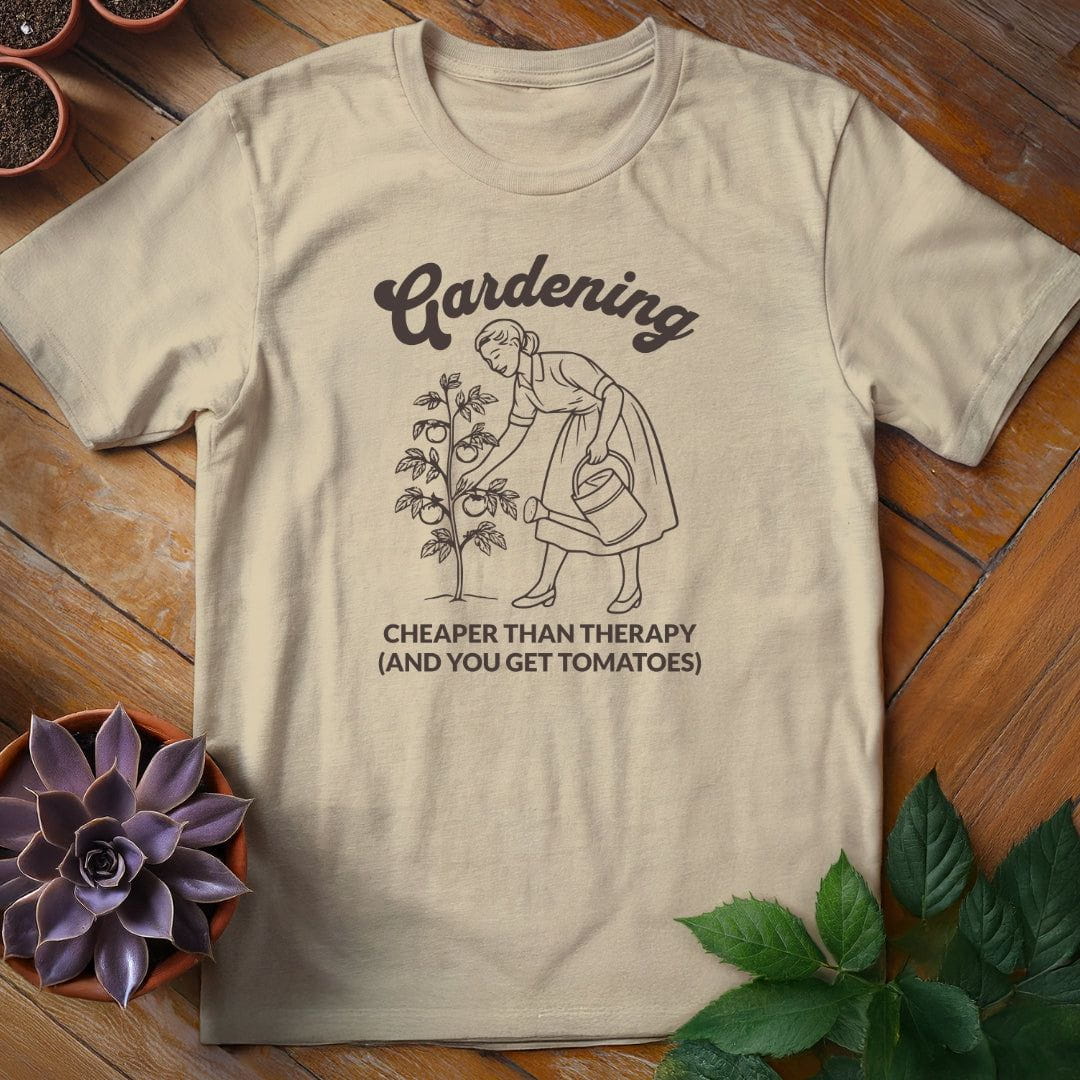 Cheaper Than Therapy Tee T-Shirt Sand / S