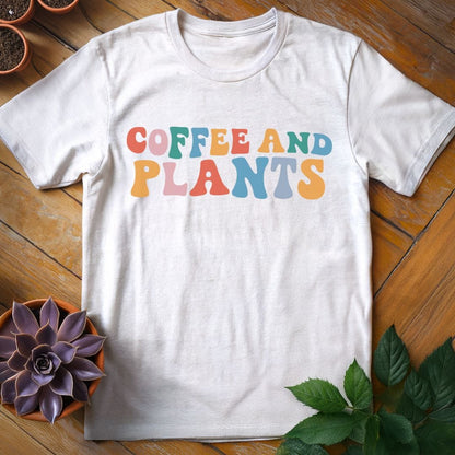 Coffee and Plants Tee T-Shirt White / S
