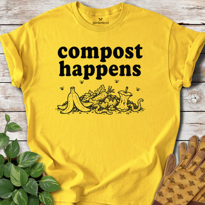Compost Happens Tee, Daisy