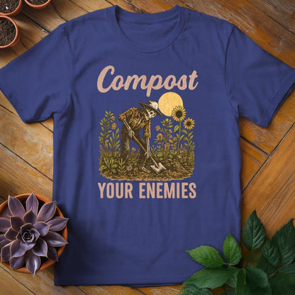 Compost Your Enemies Tee T-Shirt Metro Blue / S