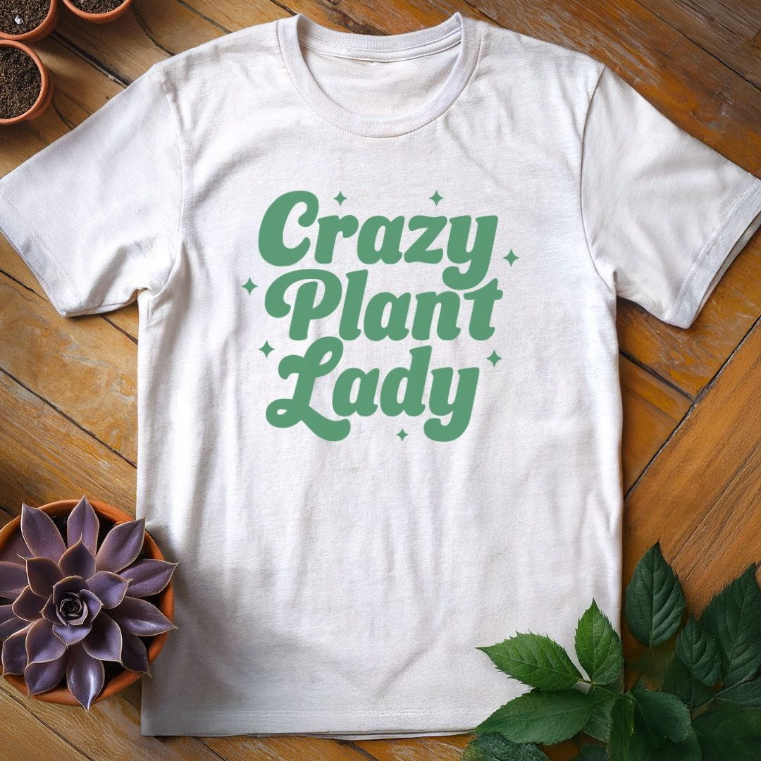 Crazy Plant Lady Tee T-Shirt White / S