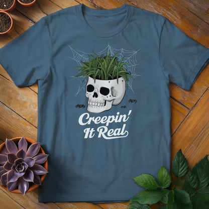 Creepin' It Real Tee T-Shirt Indigo Blue / S