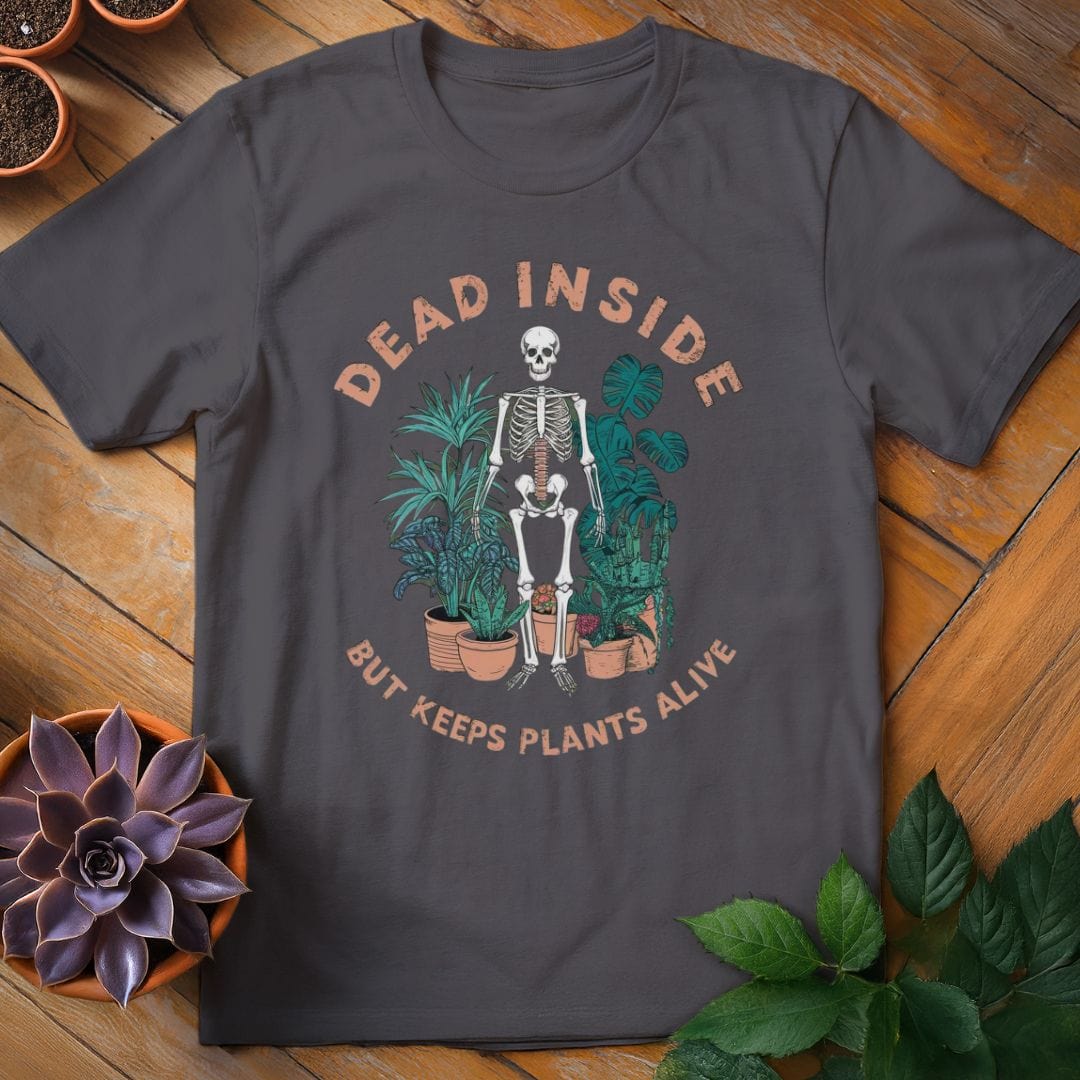 Dead Inside Tee T-Shirt Charcoal / S
