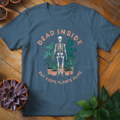 Dead Inside Tee T-Shirt Indigo Blue / S