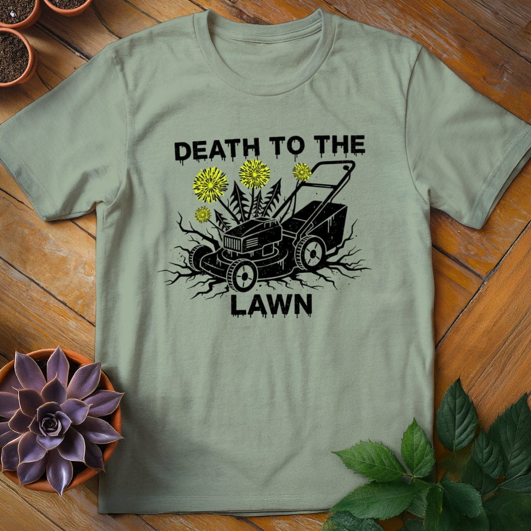 Death to the Lawn Tee T-Shirt Sage / S