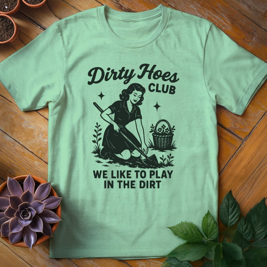 Dirty Hoes Club Tee T-Shirt Mint Green / S
