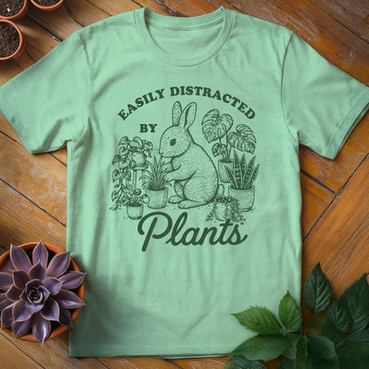 Easily Distracted by Plants Tee T-Shirt Mint Green / S