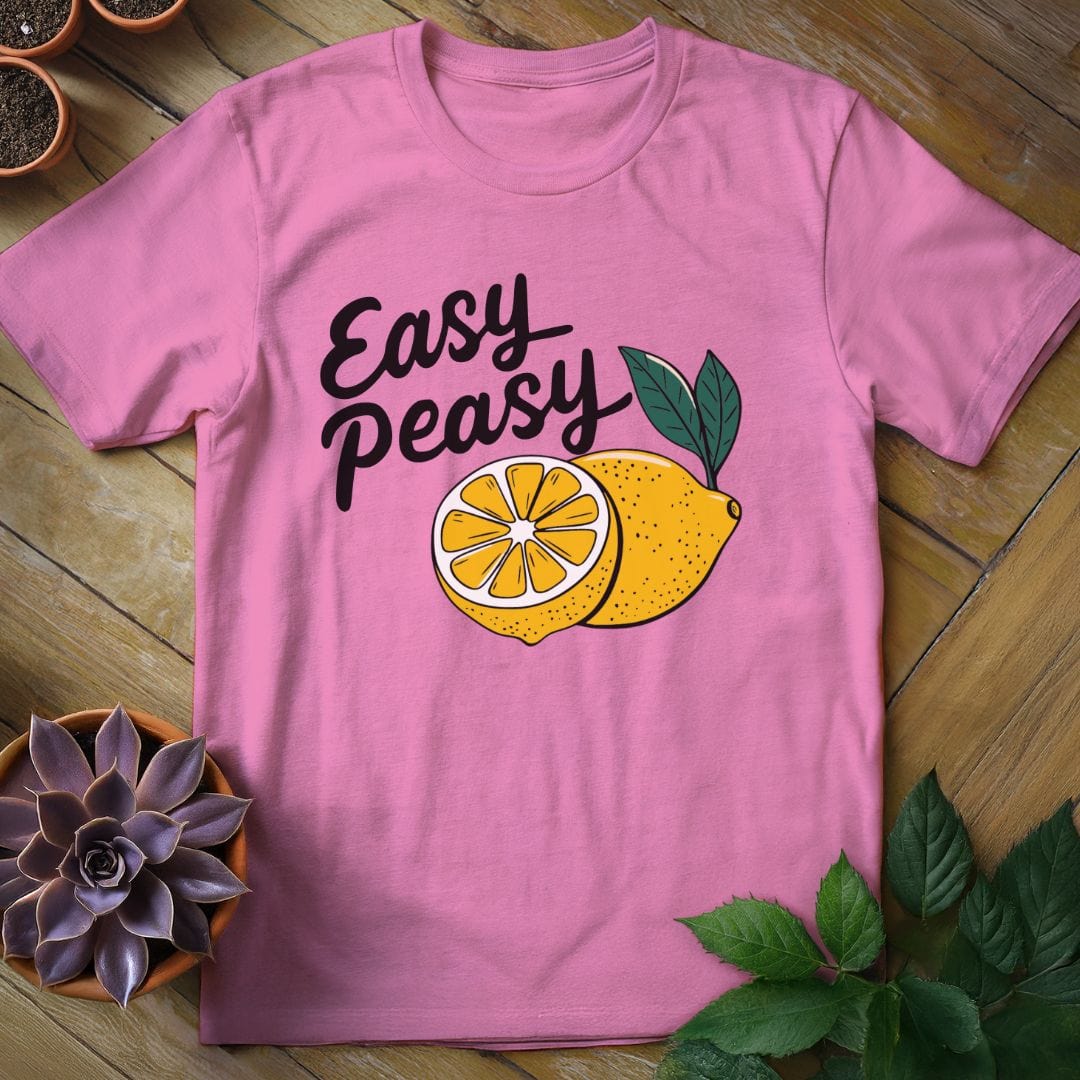 Easy Peasy Lemon Squeezy Tee T-Shirt Azalea / S