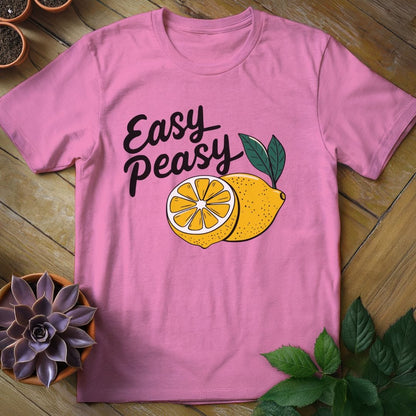 Easy Peasy Lemon Squeezy Tee T-Shirt Azalea / S