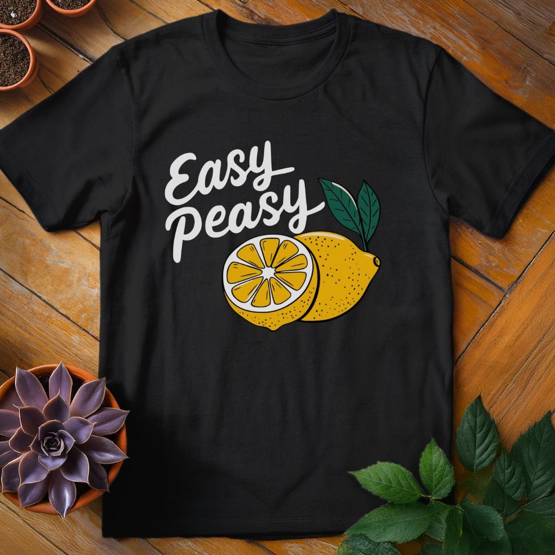 Easy Peasy Lemon Squeezy Tee T-Shirt Black / S