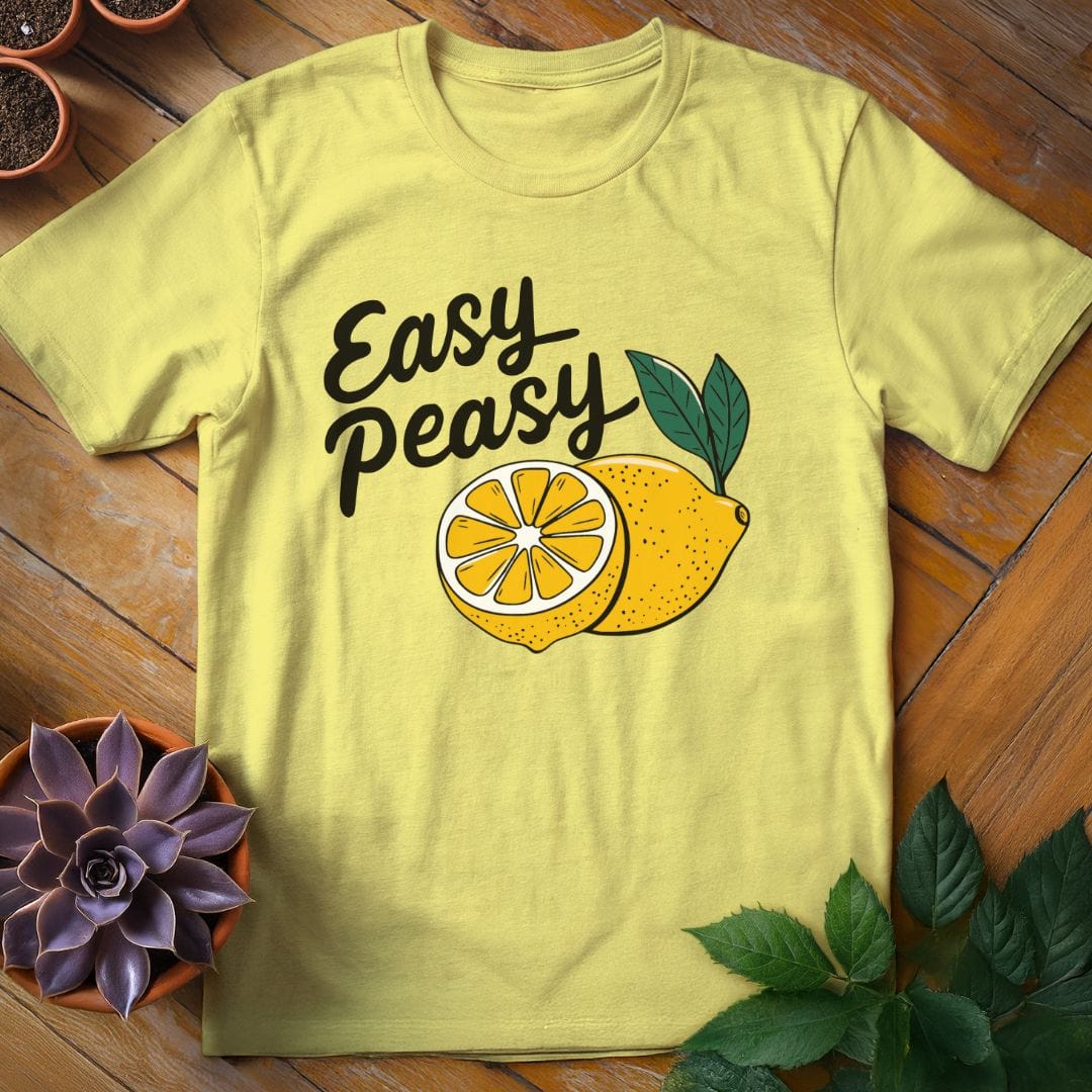 Easy Peasy Lemon Squeezy Tee T-Shirt Cornsilk / S