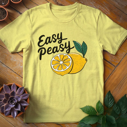 Easy Peasy Lemon Squeezy Tee T-Shirt Cornsilk / S