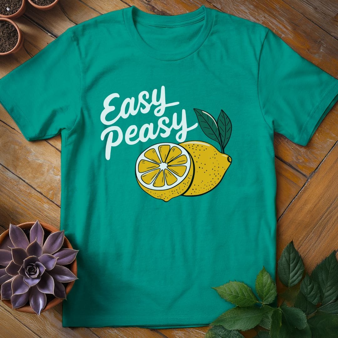 Easy Peasy Lemon Squeezy Tee T-Shirt Jade Dome / S